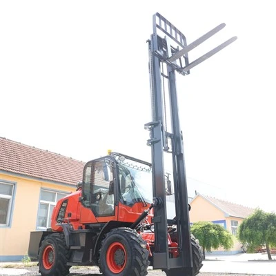 Xe nâng địa hình gồ ghề nhỏ gọn