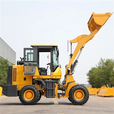 Máy xúc bánh lốp nhỏ gọn