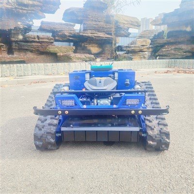 Máy cắt cỏ mini có bánh xích